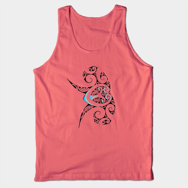 Polynesian tattoo turtle by havai'iart Tank Top by Havai'iART&WOOD